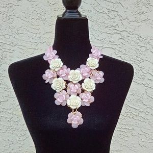 Pretty Pink and White Chroma Necklace